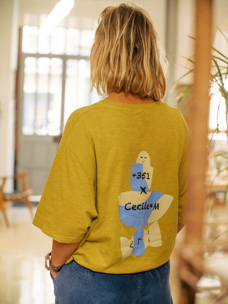 T-SHIRT RIB CECILE LIME