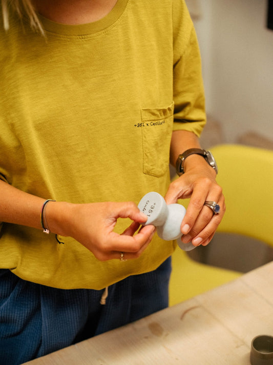 T-SHIRT RIB CECILE LIME