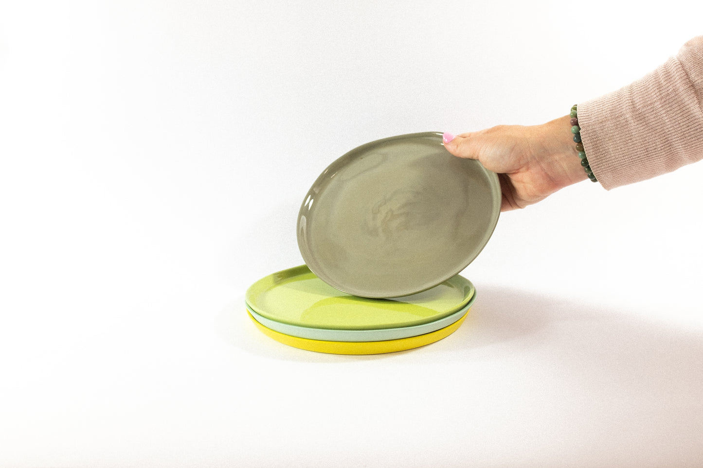 Dessert Plate Set (Assorted Colors)