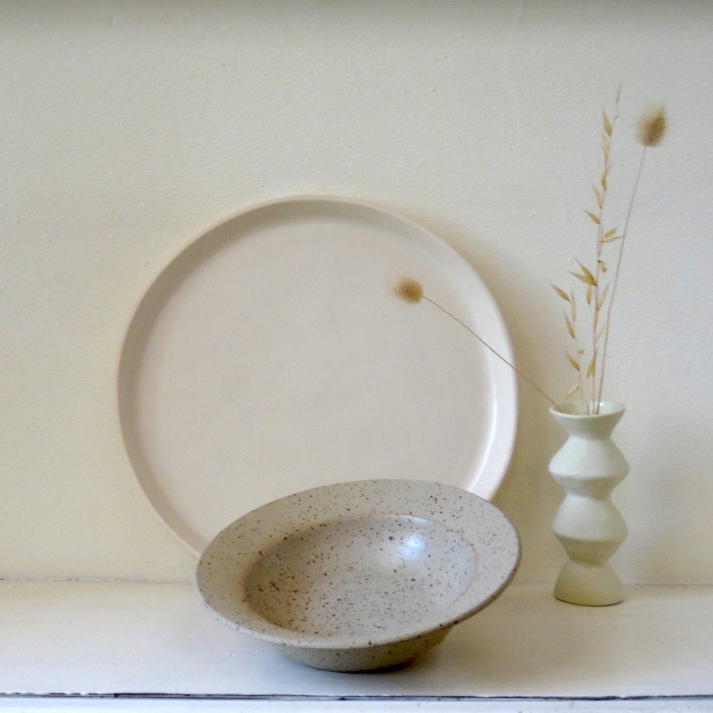 Shallow, Rimmed Bowl