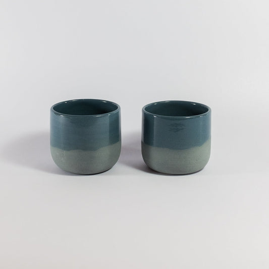 Cappuccino Set-Blue (2 pieces)