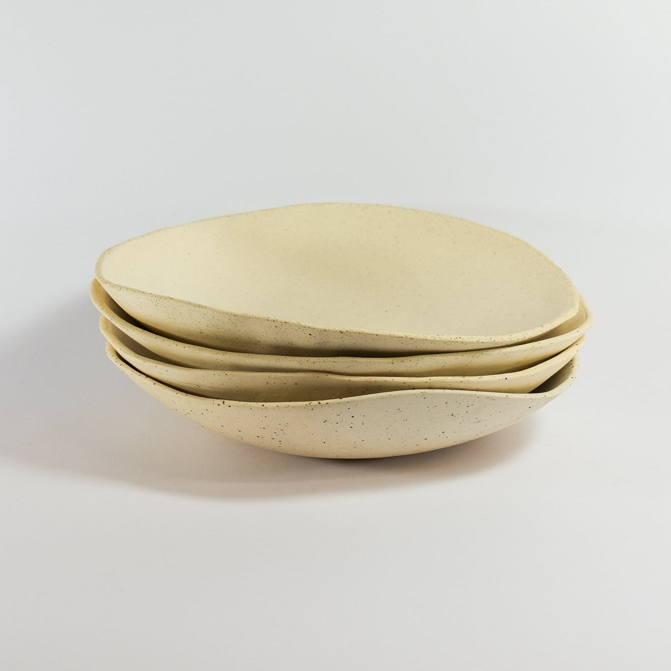 Pasta Plate Set-Sand (4 pieces)