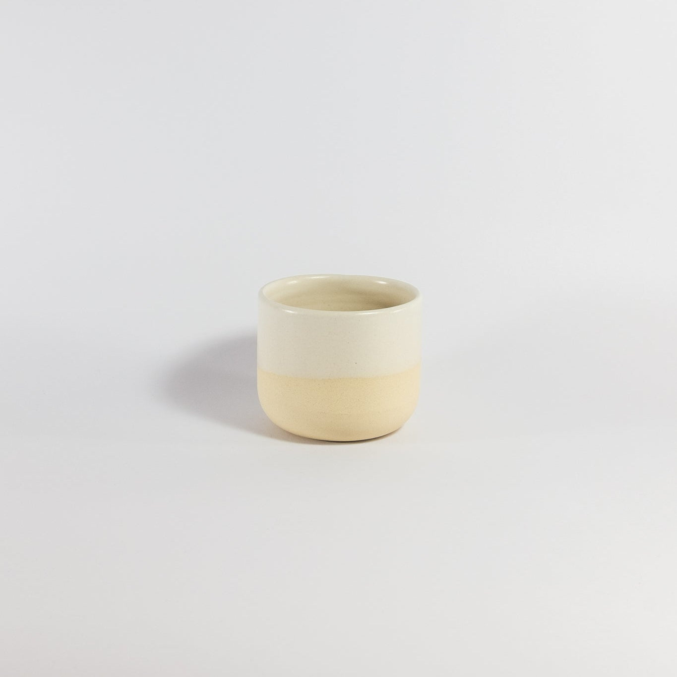 Cappuccino cup in stoneware