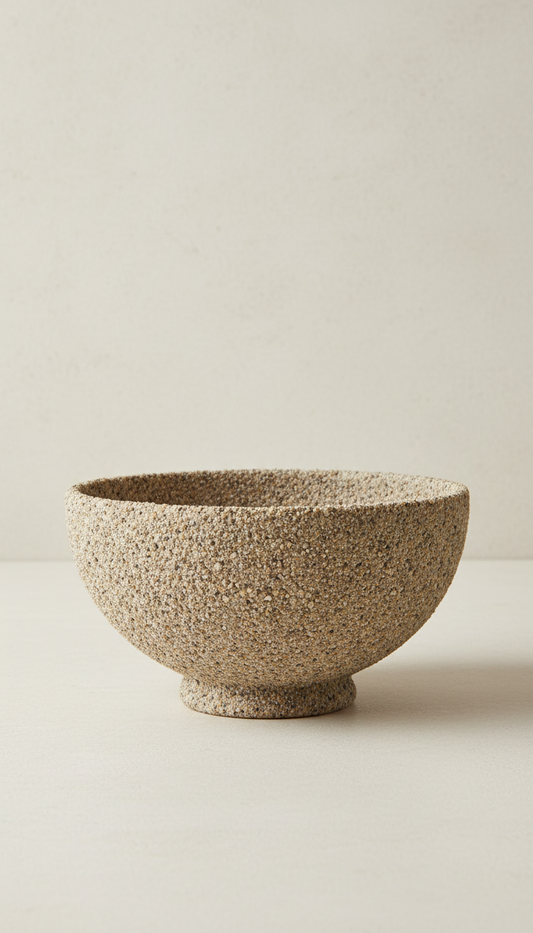 Stoneware Bowl In Ash Glaze